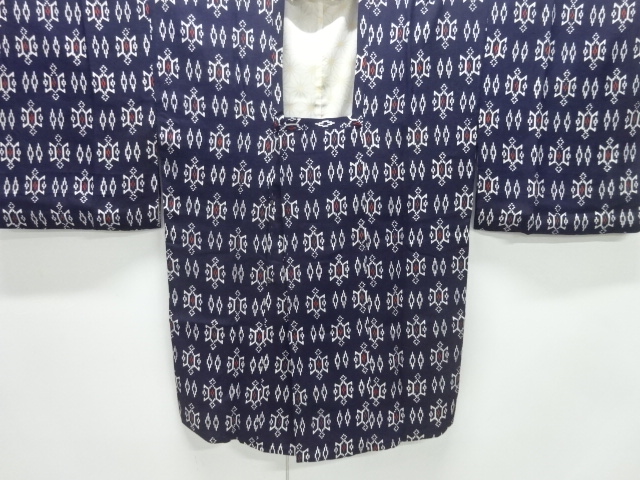 抽象花模様道行コート